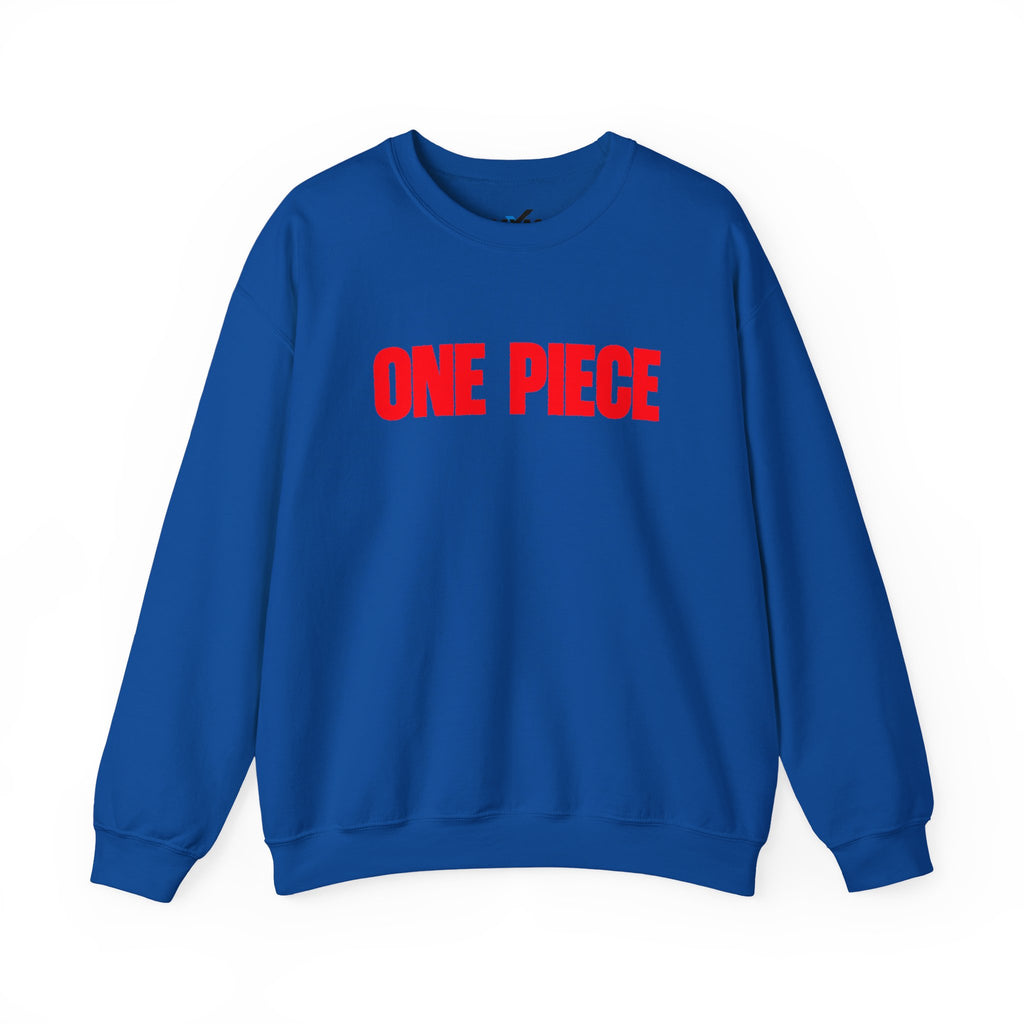 One Piece Crewneck Sweatshirt | Anime Straw Hat Pirates Back Print