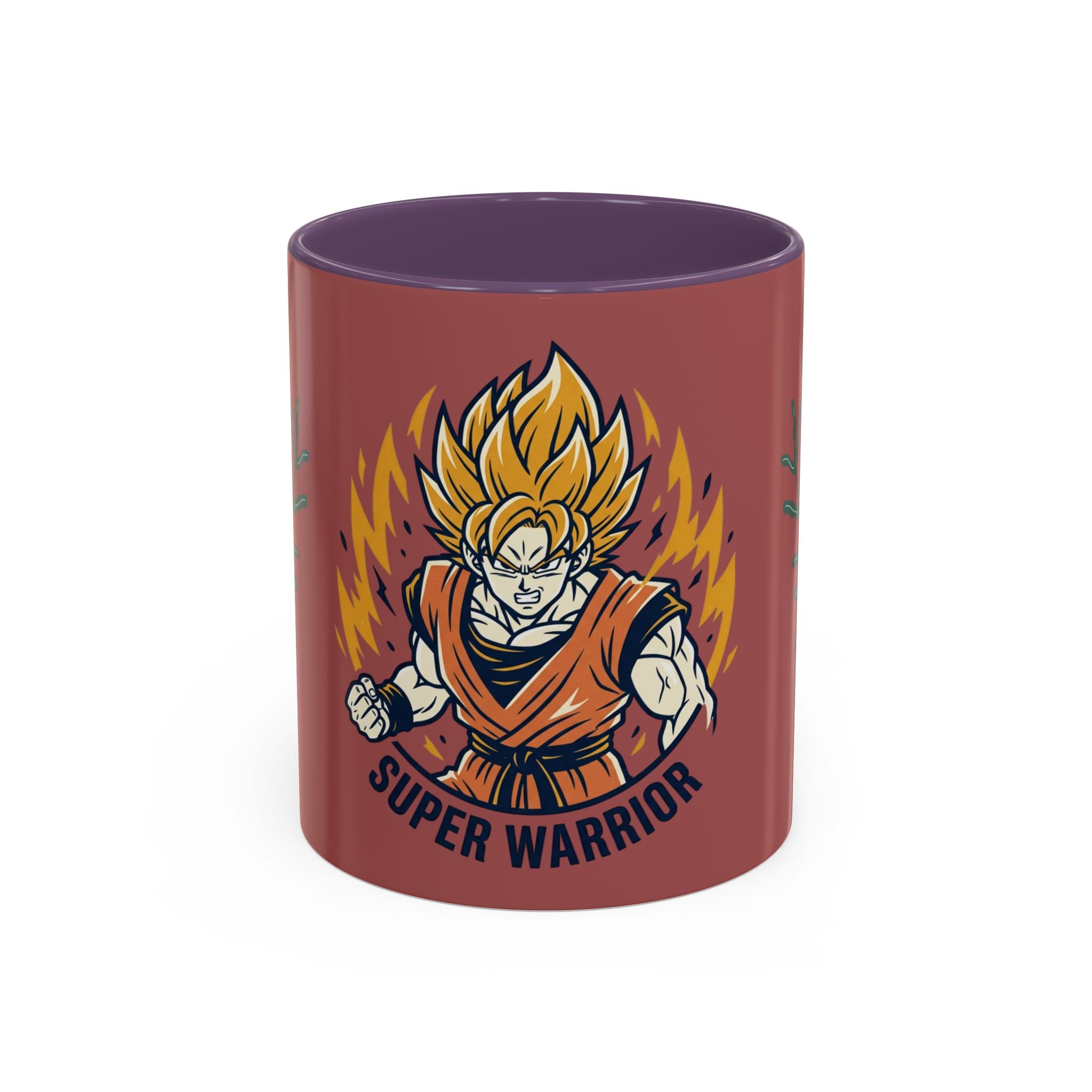 Super Warrior Accent Coffee Mug (11/15oz) — Anime Saiyan Power Gift