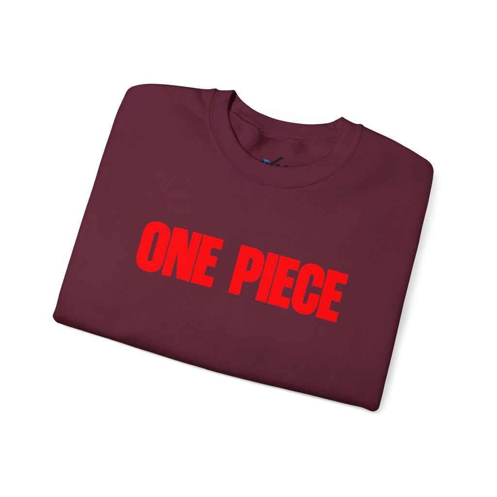 One Piece Crewneck Sweatshirt | Anime Straw Hat Pirates Back Print