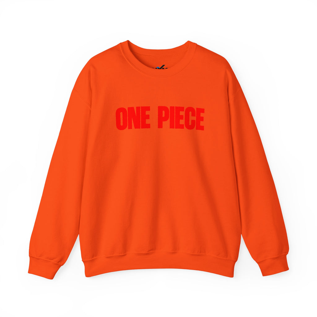 One Piece Crewneck Sweatshirt | Anime Straw Hat Pirates Back Print