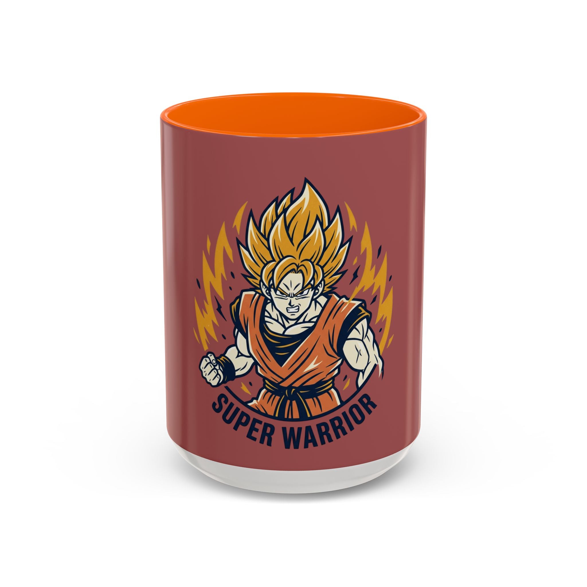 Super Warrior Accent Coffee Mug (11/15oz) — Anime Saiyan Power Gift