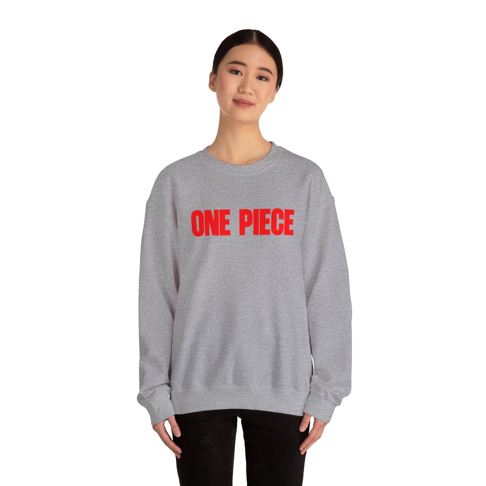 One Piece Crewneck Sweatshirt | Anime Straw Hat Pirates Back Print