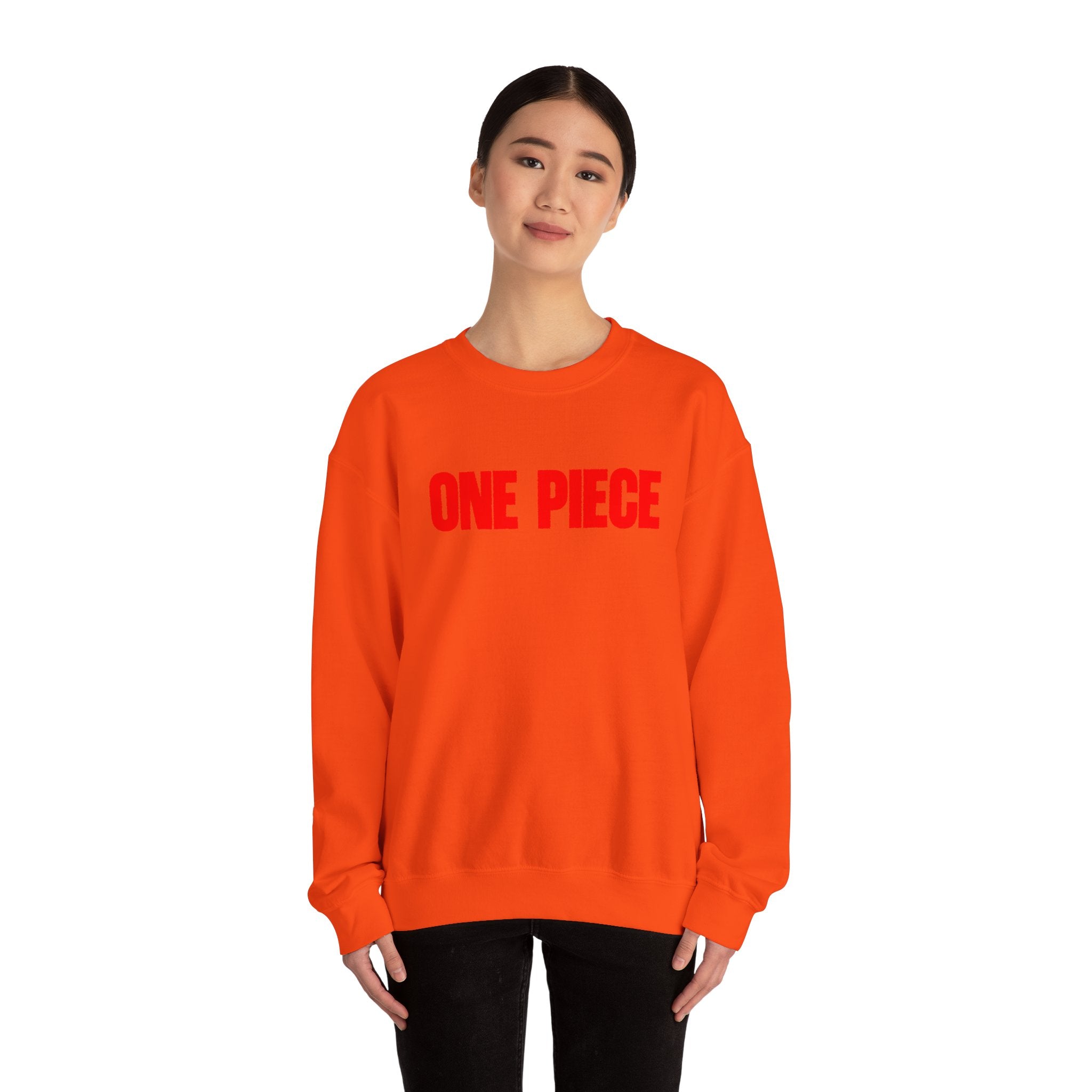One Piece Crewneck Sweatshirt | Anime Straw Hat Pirates Back Print