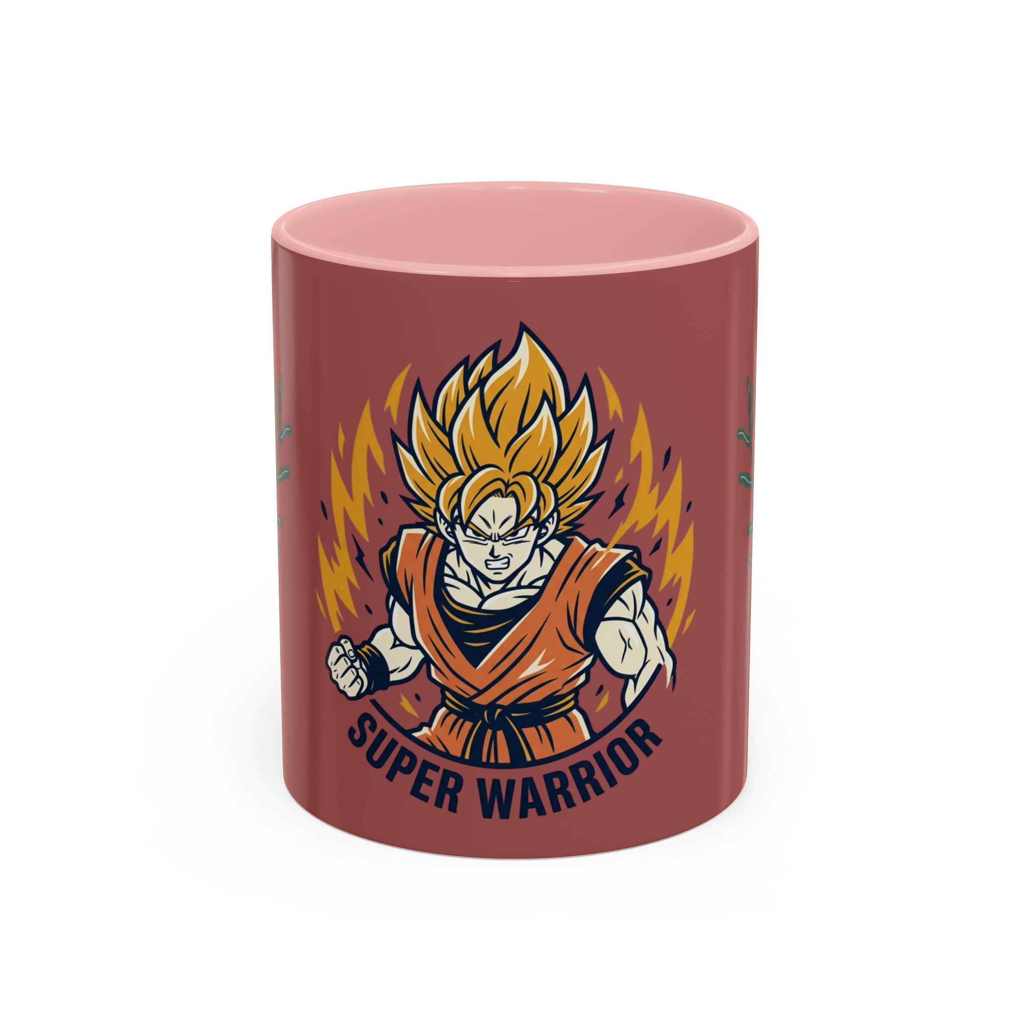 Super Warrior Accent Coffee Mug (11/15oz) — Anime Saiyan Power Gift
