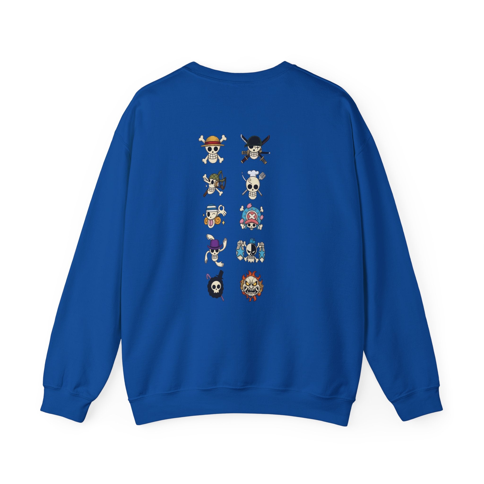 One Piece Crewneck Sweatshirt | Anime Straw Hat Pirates Back Print