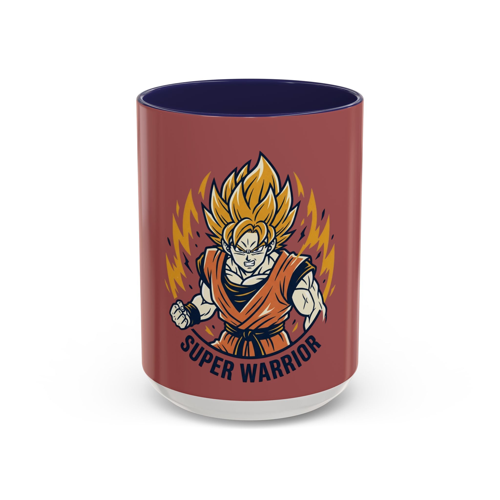 Super Warrior Accent Coffee Mug (11/15oz) — Anime Saiyan Power Gift